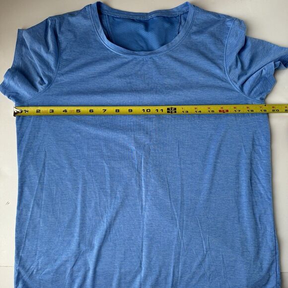 Women’s Workout Shirt Heather Blue Size Medium? - Picture 3 of 9
